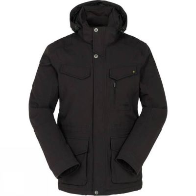 Parka Ayacucho Apex Insulated Hombre Negras - Chile JBM486097